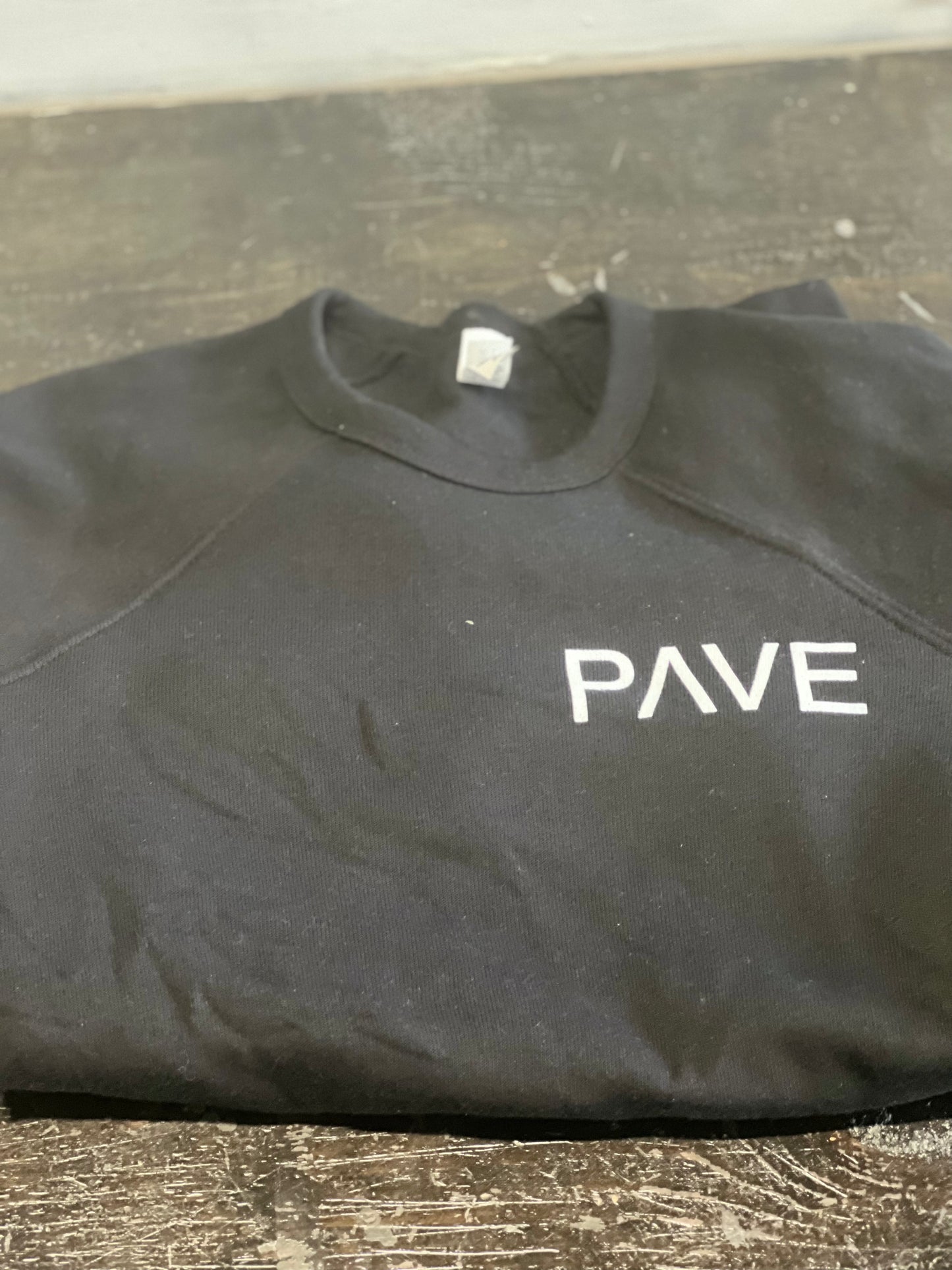 BLACK & WHITE PAVE PULLOVER