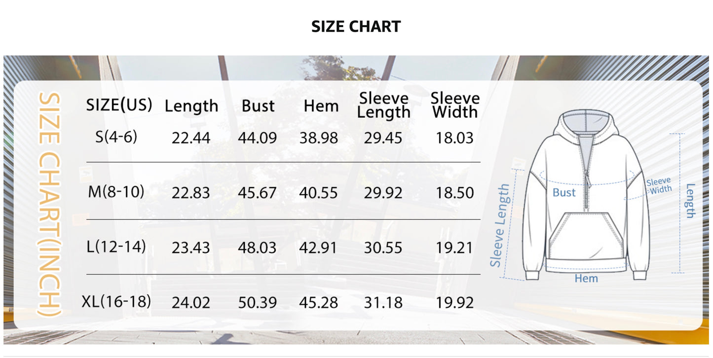 (Black on Black) 1/4 Zip Hoodie