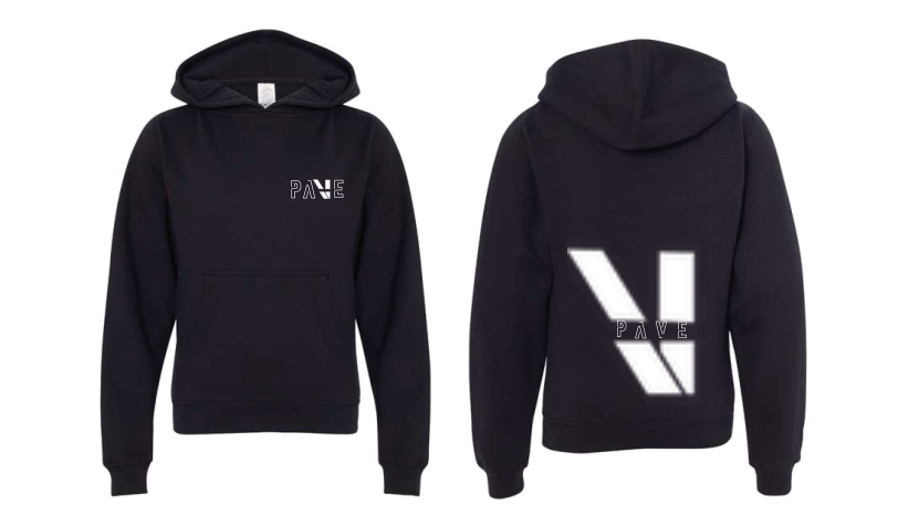 Black PAVE Hoodie (Youth)