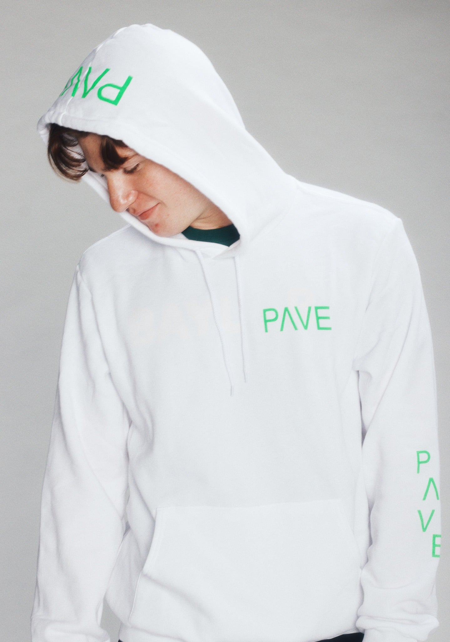PAVE WHITE HOODIE